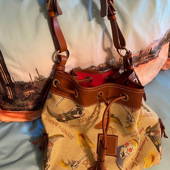 Dooney & Bourke Bags Dooney Bourke 975 Texas Western Bucket Purse